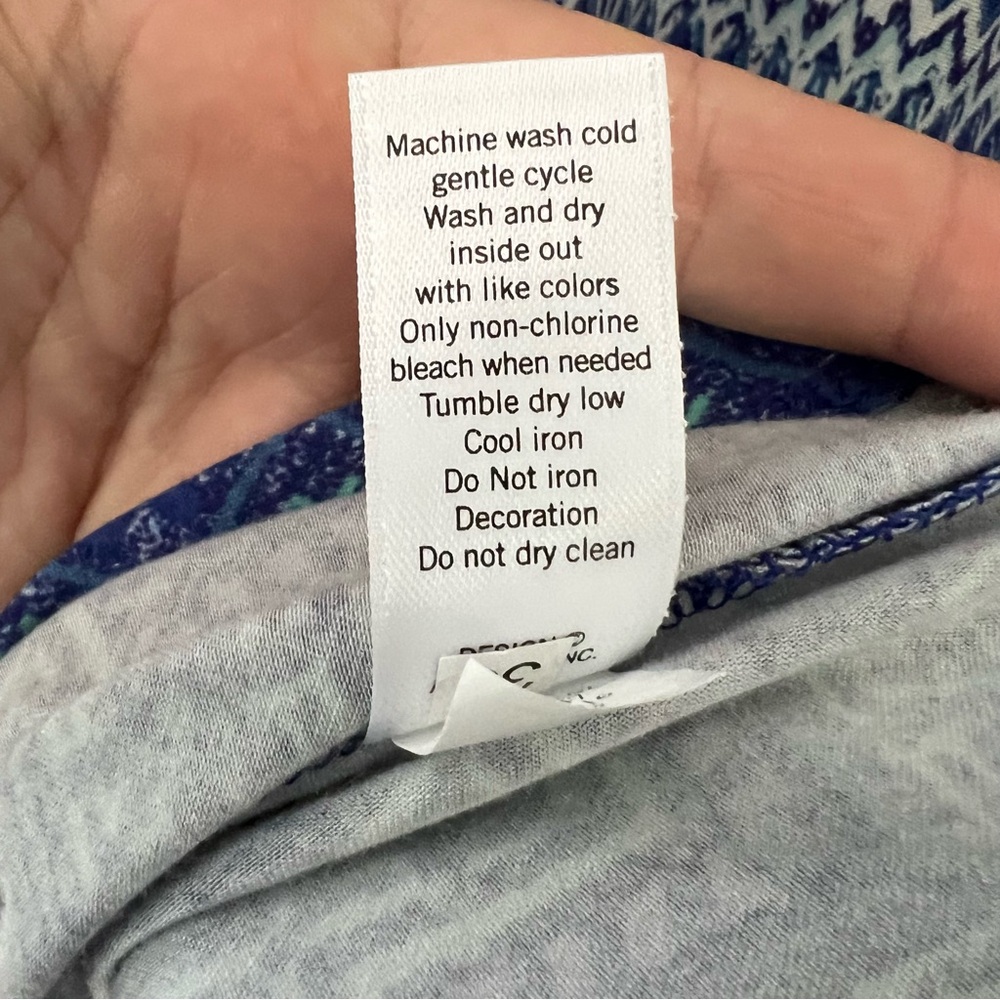 athleta | purple blue summer casual dress medium - Picture 5 of 5